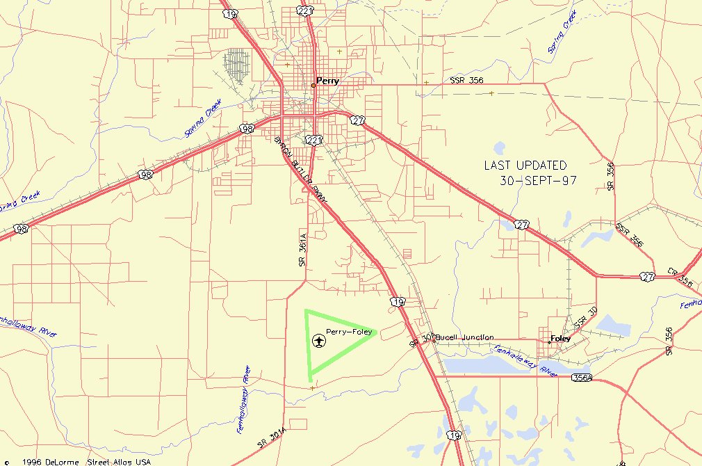 THIS IS A MAP OF THE PERRY-FOLLEY AREA