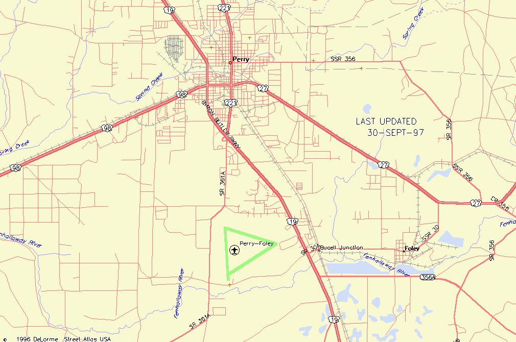 THIS IS A MAP OF THE PERRY-FOLLEY AREA